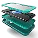 iPhone 7 Case, Viero Defender Case Heavy Duty Rugged Impact Resistant Full Body Protective Armor Military Grade Protection Belt Clip Built-in Screen Protector Case Cover for iPhone 7 - Teal/Teal