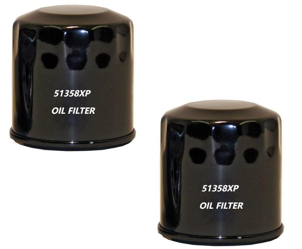 Photo 1 of (Pack of 2) Veyronix Spin-On Lube Filter 51358XP Compatible with Honda, Kawasaki Motorcycles, Industrial, I-R, Honda, Komatsu, Kubota, Mercury, Arctic Cat, Polaris, Yamaha Replaces Mahindra MAM0117