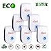 WEII Mosquito Ultrasonic Pest Repeller 2019 - Ultrasonic Pest Repellent Pest Control Professional Plug in Electronic Repel (6 Pack) - Repels Ants, Fleas, Rats, Rodents, Roaches, Fruit Flies.etc