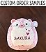 Squishmallow Customized Original Kellytoy Piper The Pink Penguin 8