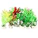 VORCOOL 10 pcs Artificial Aquarium Fish Tank Water Plant Plastic Decoration Ornament (Random Color)
