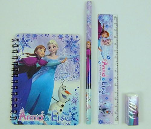 Frozen Anna & Elsa 4 Pieces Stationery Set