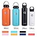 qottle 24oz Vacuum Insulated stainless steel water Bottle, double wall Vacuum for hot and cold Insulation flask for outdoor sport camping hiking-black