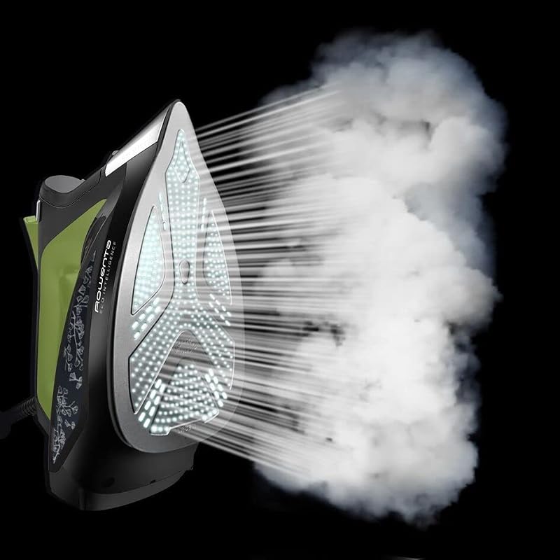 Fer vapeur DW6330D1 Eco Intelligence, distribution optimale de la vapeur, puissance 2500 W, temps de préchauffage rapide, 1 L, noir/vert — photo 8 sur 8
