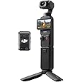 DJI Osmo Pocket 3 Creator Combo, Vlogging Cameras with 1'' CMOS, 4K/120fps Vlog Camera, 3-Axis Stabilization, Face/Object Tra