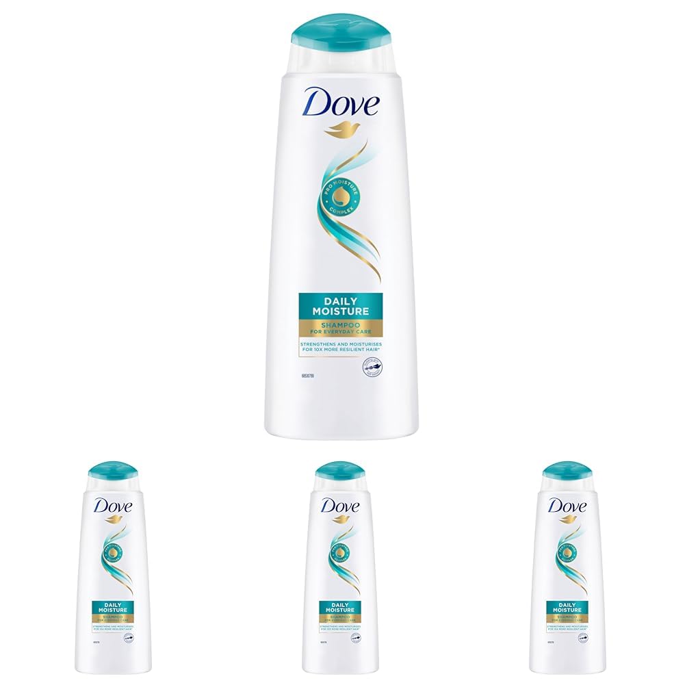Dove Daily Care Shampoo 400ml (Packaging May Vary) (Pack of 4)