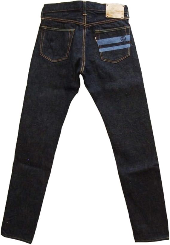 Amazon 桃太郎ジーンズ Easy Navy別注15 7oz出陣ナローテーパードデニム Momotaro Jeans Easy Navy ジーパン パンツ 限定 岡山 児島 日本製 国産 0105en メンズ アメカジ ジーンズ 通販