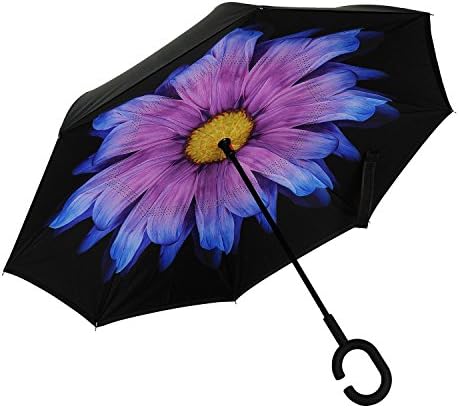 Reverse Folding Inverted Umbrella Double Layer Wind Proof UV Proof