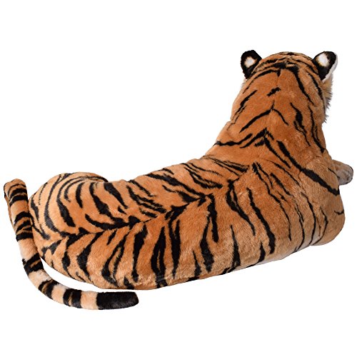 TE-Trend XXL Tiger Großkatze Raubkatze Kuscheltier Dekoration Plüsch 160cm Stofftier liegend braun – Bild 7