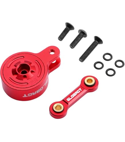 Blue Aluminum Servo Saver 25T With Tie Rod For Tamiya 1/12 RC Lunch Box