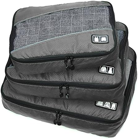 ColorMixs Hanging Toiletry Bag Bathroom Shower Wash Shaving Kits Pouch for Men Women (Grey)