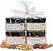 Nutty Novelties Sweet Sampler Peanut Butter Gift Pack - Honey Roasted, Butterscotch, Cinnamon & Chocolate - Crunchy & Healthy Peanut Butter - 4 Ounces, Pack of 4