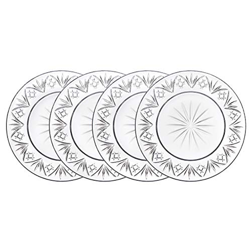Godinger Appetizer Plates Dinnerware Set, 6inch Dublin Collection