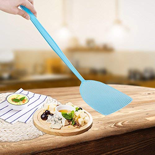 Homga Fly Swatter, Manual Plastic Swat Pest Control with 17.5’’ Long Durable Handle Assorted Colors Pack of 6 (2) - Thumbnail 7