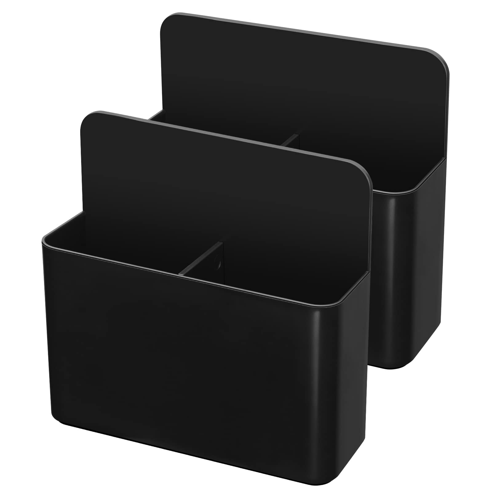 Black Strong Magnetic Storage Holder, Wall-Mounted Organizer, No-Drill Magnetic Rack,Wall Organizer for Whiteboard Accessories, Kitchen Tools & Office Supplies for Home & Office & School (2-Pack)