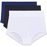 Warner's Women's Blissful Benefits No Muffin Top 3 Pack Brief Panty