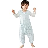 HOMEAL Summer Toddler Sleep Sacks 2t-3t, Sleeveless for Early Walkers 12months-7T