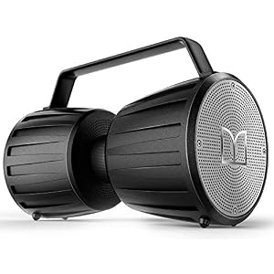 Monster Bluetooth Speaker, Adventurer Force IPX7 Waterproof Bluetooth Speaker 5.0 with Microphone Input, 40W Portable…