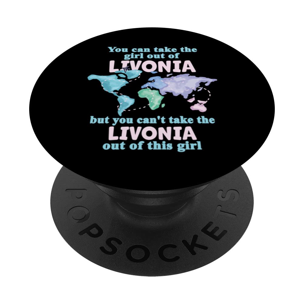 Women from Livonia - Girl From Livonia Michigan PopSockets Swappable PopGrip
