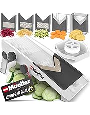 Mueller Austria Multi Blade Adjustable Mandoline Cheese/Vegetable Slicer, Cutter, Shredder with Precise Maximum Adjustability