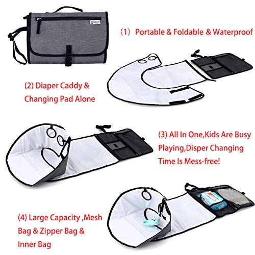 4 Portable+Changing+Foldable+Waterproof+Cushioned