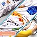 BabyOrbit Baby Monthly Milestone Blanket - 43x47 inches | 12x Card + 12x Sticker