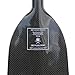 Z&J SPORT Dragon Boat Paddle Carbon Fiber, IDBF Approved Paddle with T Handle for Dragon Boat Paddler, Full Carbon Dragon Boat Paddles for Dragon Boat Team（46”）