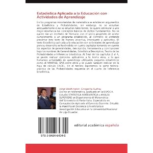 Estadística Aplicada a la Educación con Actividades de Aprendizaje: Estadística Aplicada a la Educación (Spanish Edition)