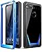 Essential Phone PH-1 Case, Poetic Guardian [Revised Version] [Scratch Resistant] [360 Degree Protection] Full-Body Rugged Clear Bumper Case with Built-in-Screen Protector for Essential PH-1 Blue