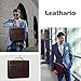 Leathario File Folder Padfolio Writing Pad Business Presentation Folder Portfolio (Brown-011)