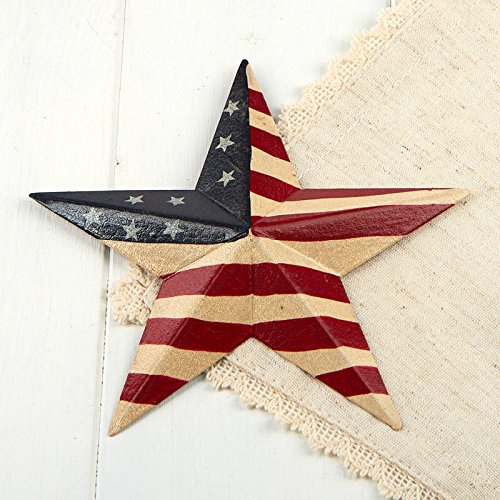 Amazon Com Factory Direct Craft American Flag Painted Tin Barn