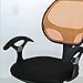 MonkeyJack Pair of Stretchy Office Computer Chair Arm Covers Swivel Protective Covers Machine Washable Arm Rest Slipcovers - Black, 30-50cm
