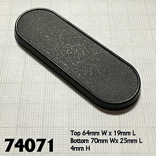 70x25mm Oval Gaming Base