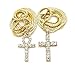 Fashion 21 Egyptian Ankh, Cross Pendant 20, 24, 30 inches Box Chain 2 Necklace Set in Gold Tone (20