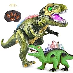2 Sets Electronic Dinosaur Toy,BFUNTOYS Remote