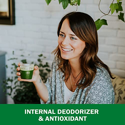 Liquid Chlorophyll Drops Mint 15X Concentrated 100ml - Detox - Alkaline - Natural Body Deodorant - Antioxidant - Cold Extracted from Non-GMO Alfalfa - Made in Canada