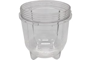 JOYMIXMAN Original Magic Bullet Replacement 12oz Short Bullet Cups (1, Compatible with MB 1001, MB 1001B, MBR-1701, MBR-1702, MBR-1101, MB-BX1770-02, MBR-0301)