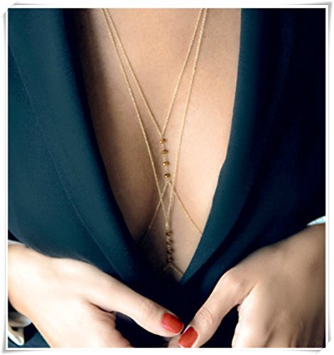Women BodyChain Simple accessories BODY CHAIN necklace