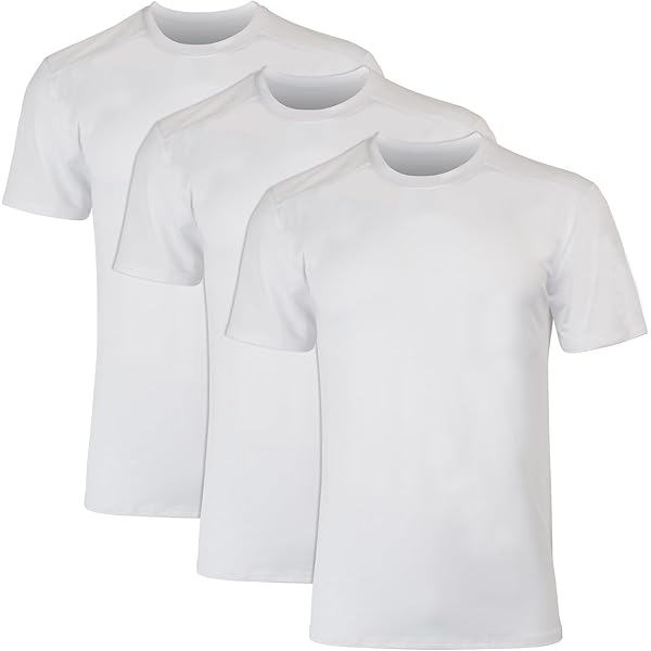 Gordon Spector Men's 2-Pack Premium Cotton Stretch Crew Neck