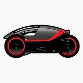 The A-Tron Lightcycle Bumper Sticker Window Water Bottle Decal 5"