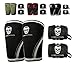 Elbow Sleeves (1 Pair) W/Wrist Wraps - Elbow Brace For Support & Compression for Powerlifting, Weightlifting, Bench & Tendonitis - 5mm Neoprene - For Men & Women