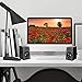 USB Powered Computer Speakers, Wired Stereo Desktop Bookshelf Laptop Speakers with Volume Control Ideal for Notebook, Laptop, PC, Desktop Tablet