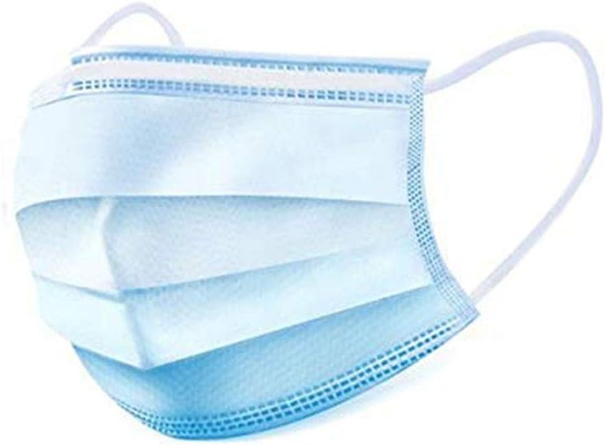 Yuema 1 pc Kitchen Rag 3 Layer Protective Filter Sanitary Face Shields Comfortable Odorless Anti Dust Air Filter, Blue
