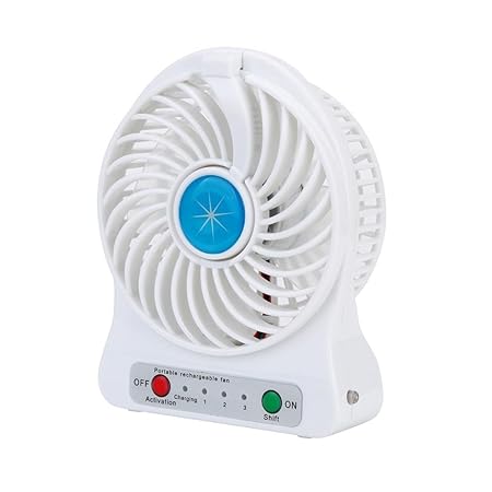 hunpta portátil funciona con batería LED ventilador refrigerador ...