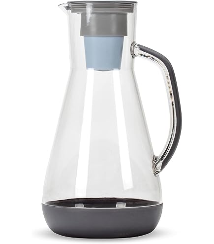 Hydros Slim Pitcher Wasserfilter – 1,2 L, BPA-frei, Schnelle Filterung In 40 Sekunden