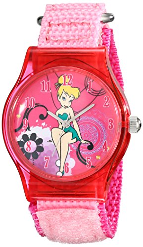 Disney Kids' W001705 Tinker Bell Analog Display Analog Quartz Pink Watch