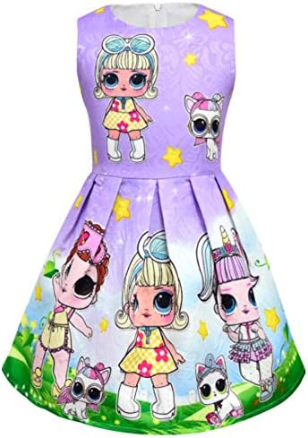 Amazon Co Jp Bigmark ワンピース 子供 コスプレ サプライズ ドール tシャツワンピース キッズ ハロウィン 仮装 半袖 袖なし ノースリーブ ファスナー マスク贈り 夏 コスチューム カラフル パープル2 110 おもちゃ