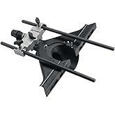 DEWALT Router Edge Guide, Fine Adjustment, Vacuum Adaptor (DW6913)