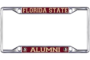 Elite Fan Shop NCAA License Plate Frame Alumni