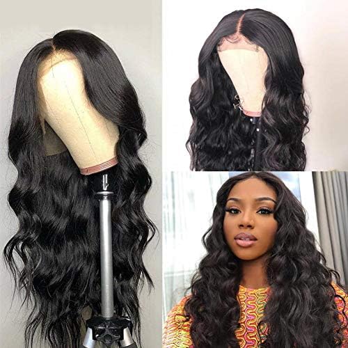 Healthair Lace Front Wigs Human Hair Body Wave Human Hair Wigs for Black Womean 180% Density Brazilian Human Hair Wigs Body Wave Lace Front Wigs with Baby Hair
